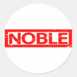 Noble Stamp Classic Round Sticker