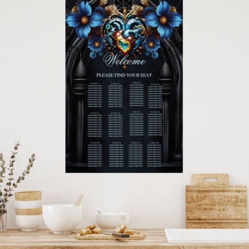 Noble  steampunk heart poster