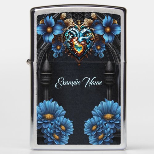 Noble  steampunk heart  zippo lighter