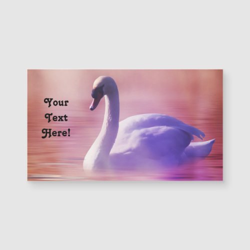 Noble Swan Magnetic Business Card
