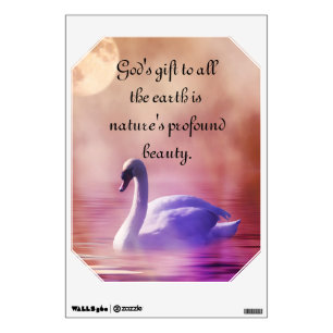 Noble Swan Wall Decal