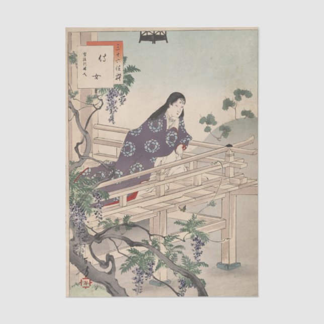 Noblewomen of the Tokugawa Period, 36 Beauties     Tissue Paper (Front)