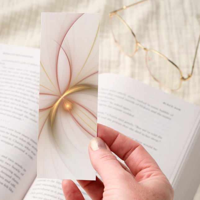 Nobly Copper And Gold Abstract Modern Fractal Art Bookmarks (Hand)