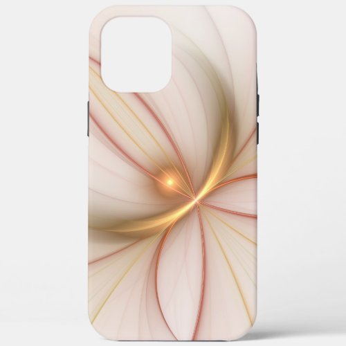 Nobly Copper And Gold Abstract Modern Fractal Art iPhone 12 Pro Max Case