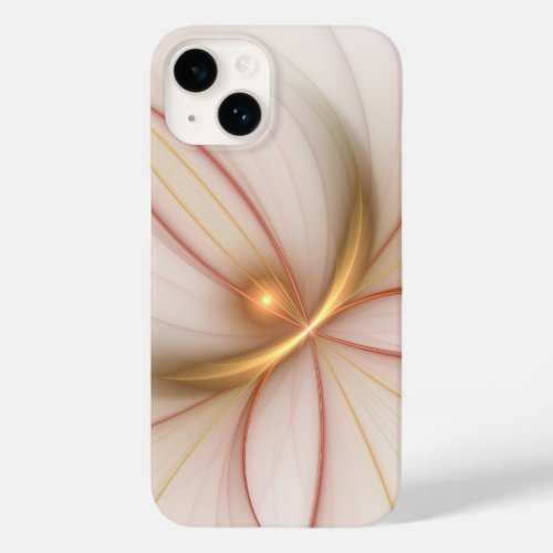 Nobly Copper And Gold Abstract Modern Fractal Art Case_Mate iPhone 14 Case