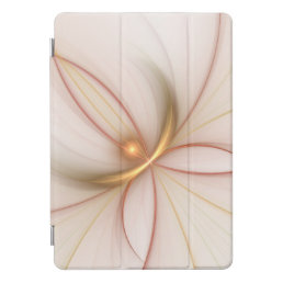 Nobly Copper And Gold Abstract Modern Fractal Art iPad Pro Cover