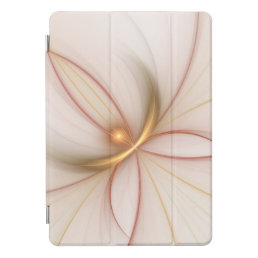 Nobly Copper And Gold Abstract Modern Fractal Art iPad Pro Cover