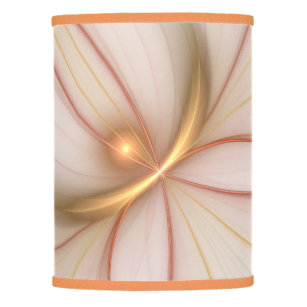 Nobly Copper And Gold Abstract Modern Fractal Art Lamp Shade