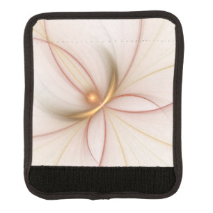 Nobly Copper And Gold Abstract Modern Fractal Art Luggage Handle Wrap