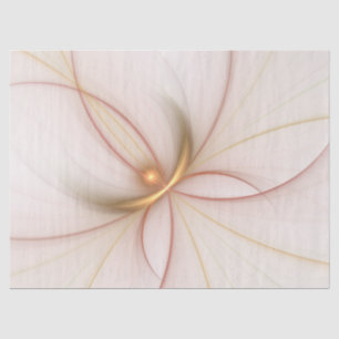 Nobly Copper And Gold Abstract Modern Fractal Art Tissue Paper