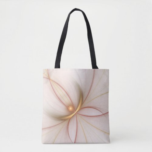 Nobly Copper And Gold Abstract Modern Fractal Art Tote Bag