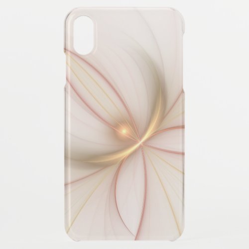 Nobly Copper And Gold Abstract Modern Fractal Art iPhone XS Max Case