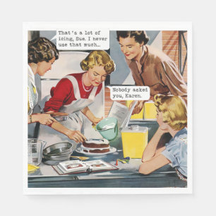 Nobody Asked You, Karen - Retro Napkins