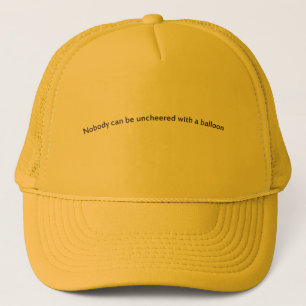Nobody can be uncheered with a balloon trucker hat
