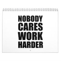 Nobody Cares Work Harder Fitness Workout Gym Gift