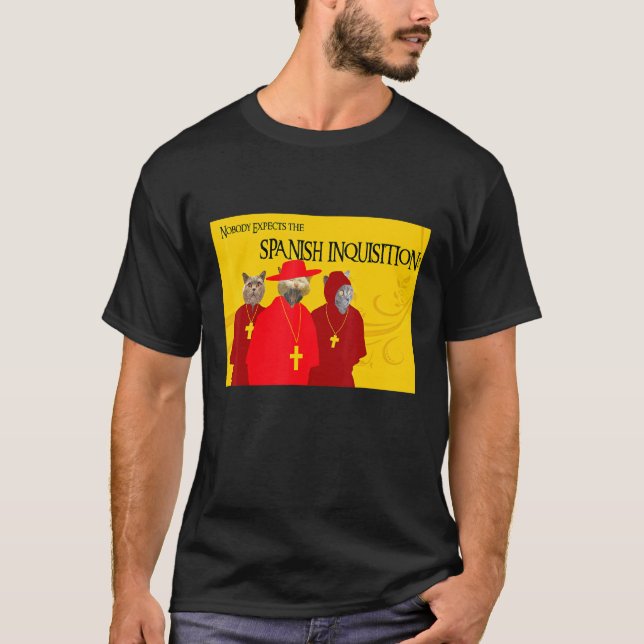 Nobody Expects The Spanish Inquisition T-Shirt (Front)