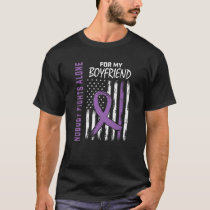 Nobody Fights Alone Boyfriend Lupus Awareness Amer T-Shirt