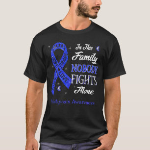 Nobody Fights Alone Ichthyosis Awareness T-Shirt