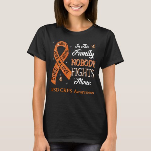 Nobody Fights Alone RSD CRPS Awareness T_Shirt