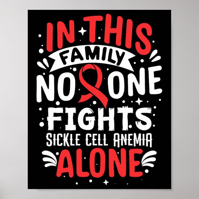 Nobody Fights- Sickle Cell Anemia Awareness Suppor Poster (Front)