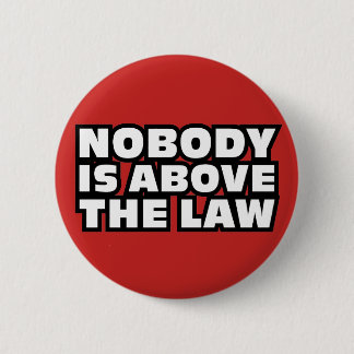 Nobody Is Above The Law Pinback Button