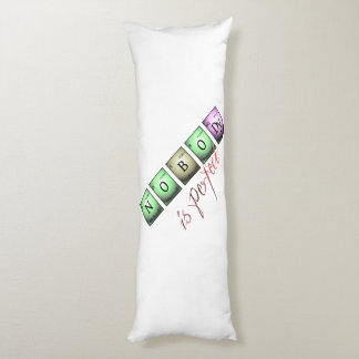 nobody is perfect in chemical elements body pillow