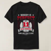 Nobody Is Perfect Jose Ramirez Funny Baseball Fan T-Shirt