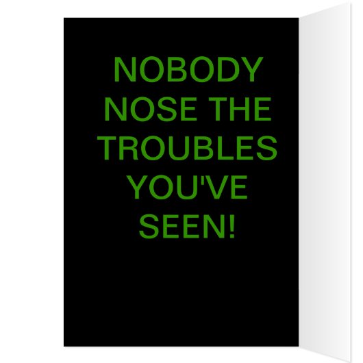 NOBODY NOSE (Inside (Left))