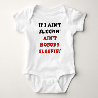 Nobody Sleeps Funny Romper