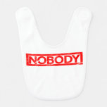 Nobody Stamp Baby Bib