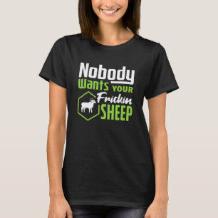 Nobody Wants Your Sheep Settlers Board Game Night T-Shirt