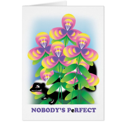 NOBODY'S PeRFECT CARD (Front)