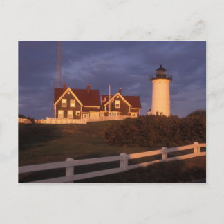 Nobska Lighthouse, Woods Hole, Cape Cod Postcard
