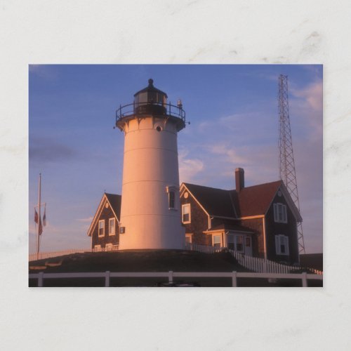 Nobska Lighthouse Woods Hole Cape Cod Postcard