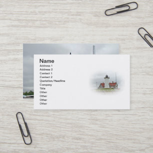 Nobska Point Lighthouse Business Card