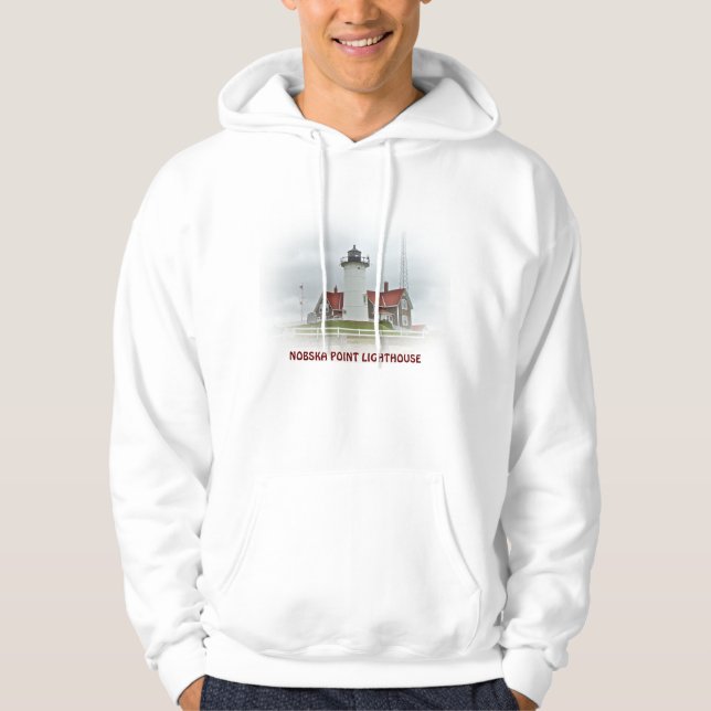Nobska Point Lighthouse Hoodie (Front)