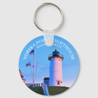 Nobska Point Lighthouse, Massachusetts Keychain