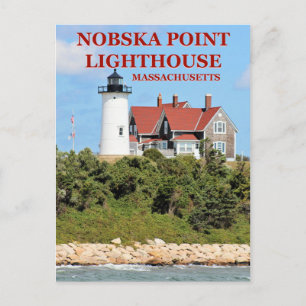 Nobska Point Lighthouse, Massachusetts Postcard