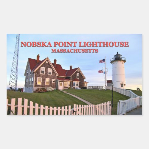 Nobska Point Lighthouse Massachusetts Stickers