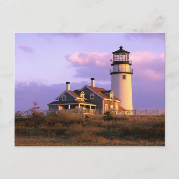 Nobska Point Lighthouse Art Print Woods Hole Cape Cod Nobsque Light Station Gift 