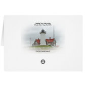 Nobska Point Lighthouse Series Cards (Back Horizontal)