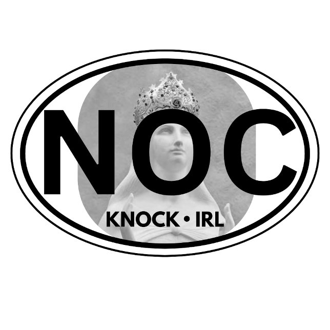 “NOC Knock • IRL” Car Magnet–Euro Oval Style Car Magnet (Creator Uploaded)