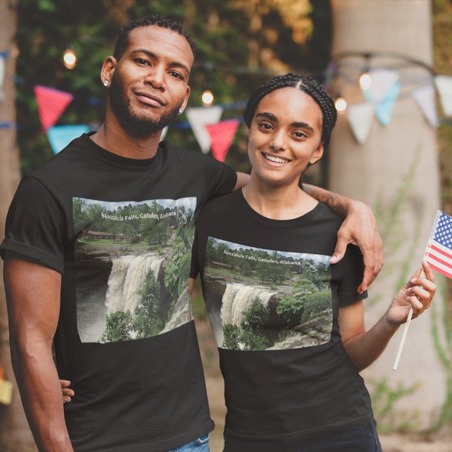 Noccalula Falls Gadsden Alabama Dark Unisex T-Shirt (Noccalula Falls Gadsden Alabama Dark Unisex T-Shirt)