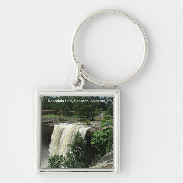 Noccalula Falls, Gadsden, Alabama Keychain (Front)