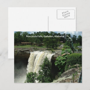 Noccalula Falls, Gadsden, Alabama Postcard
