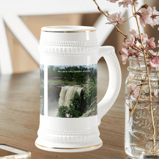 Noccalula Falls, Gadsden, Alabama USA Travel Beer Stein