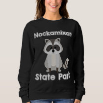 Nockamixon State Park Pennsylvainia Wildlife Racco Sweatshirt