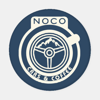 NoCo Cars and Coffee logo Coaster Set