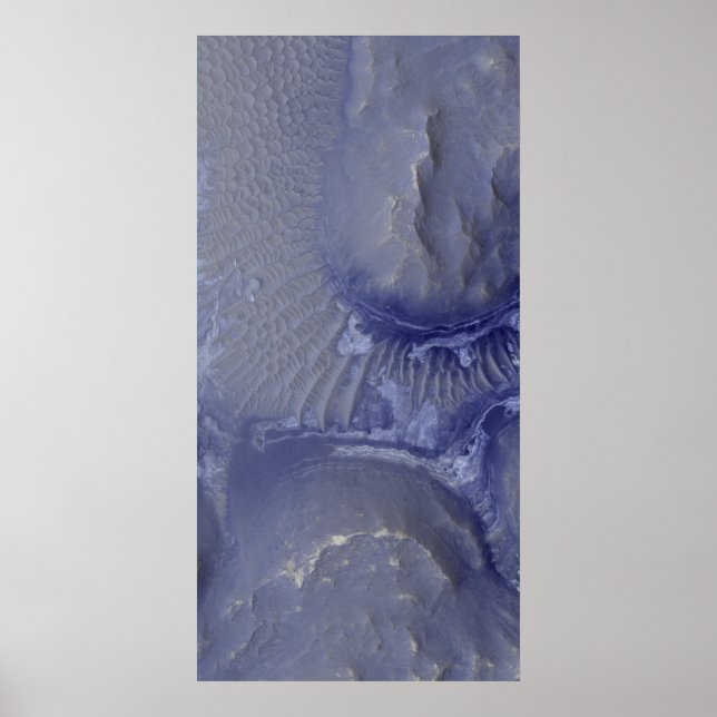 Noctis Labyrinthus formation on Mars Poster (Front)