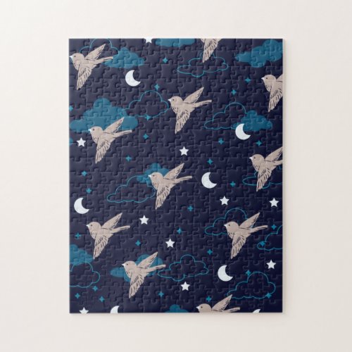  Nocturnal Bird in the Night Jigsaw Puzzle